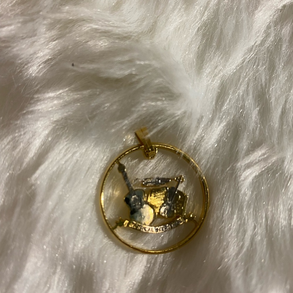 Tennessee music quarter charm pendent